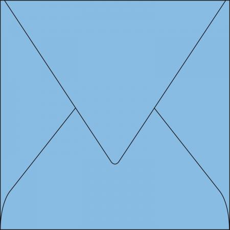 20 enveloppes Pollen 75x100 mm - Bleu lavande