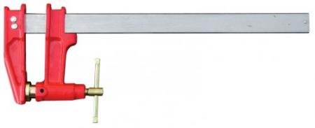 Serre-joint à pompe saillie 90 mm section 28 x 8 mm L. 300 mm