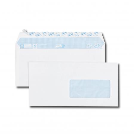 Enveloppe blanche 110 x 220 adhésive