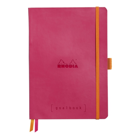 Carnet A5 ligné 96p - Orange - Rhodia