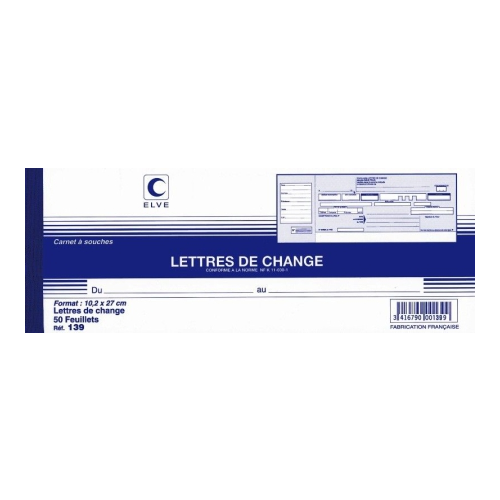 ELVE LV237 Lot De 10 Carnets De Quittances De Loyers Avec Souche - 50 Feuillets Format 105x245mm