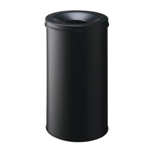 HAN 1818-F-13 Corbeille à Papier Anti-Feu 20L - Ignifuge Noire Premium Made In Germany