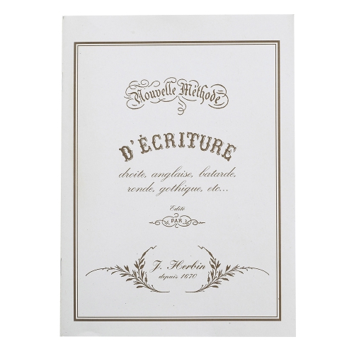 Cahier D'initiation à La Calligraphie Junior Brause - Version Française, 40 Pages