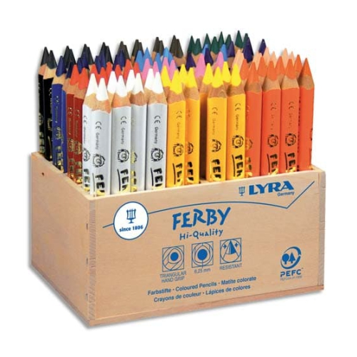 Crayon de couleur Stabilo Crayon de couleur color, hexagonal, étui