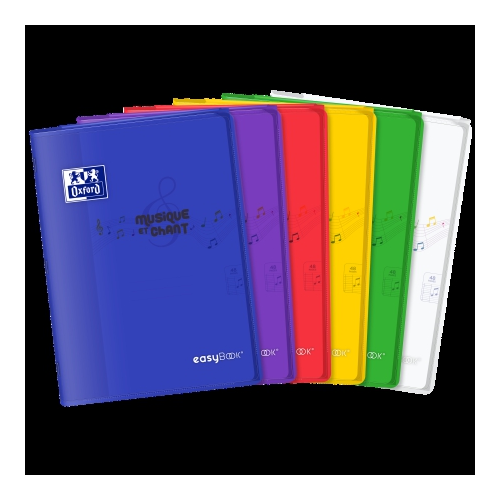 Cahier De Musique Oxford - Format Oblong - 20 Feuilles - Référence 100302790 - Pour Partitions Et Notations