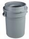 Couvercle entonnoir pour poubelle Barella - 120l - gris,image 1