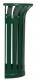 Corbeille  fixer sur poteau Tulipe - 35l - vert mousse - RAL 6005,image 3