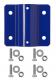 Kit adaptateur pour support sac Detekt - bleu outremer - RAL 5002,image 4
