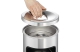 Corbeille avec cendrier METAL, couvercle touffoir, 17L / 2L, coloris argent mtal,image 2