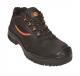 Chaussures de sécurité, tige basse, cuir noir, pointure 41,image 1