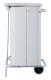 Poubelle mobile à pédale Collecroule Carene - 70l - blanc signalisation - RAL 9016,image 3