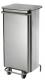 Poubelle mobile  pdale Collecroule Carene - 110l - inox,image 1