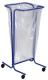 Support sac tubulaire sur roulettes Tubag - 110l - bleu outremer - RAL 5002,image 1