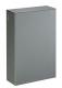 Poubelle murale Stella sans trier - 20l - gris mtal - RAL 9006,image 1