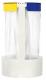 Support sac 2 flux  poser ou  fixer Citwin essentiel - 2 x 75l - blanc / jaune colza - RAL 1021 / bleu outremer - RAL 5002,image 2