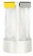 Support sac 3 flux  poser ou  fixer Citwin essentiel - 3 x 45l - blanc / gris ciment / jaune colza / bleu outremer,image 2