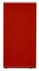 Borne de tri sélectif Cubatri, sans serrure - métal - 75l - gris manganèse / rouge signalisation - RAL 3020,image 3