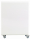 Borne de tri sélectif Cubatri à roulettes, sans serrure - gobelets - 90l - blanc / blanc - RAL 9016,image 3