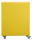 Borne de tri sélectif Cubatri à roulettes, sans serrure - plastique - 90l - blanc / jaune colza - RAL 1021,image 3