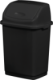 Poubelle plastique Clap Green  couvercle basculant - 5l - noir,image 1