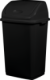 Poubelle plastique Clap Green  couvercle basculant - 50l - noir,image 1