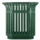 Corbeille  poser Tulipe - 2x60l - vert mousse - RAL 6005,image 2