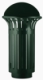 Corbeille  poser Tulipe, avec totem - 2x60l - vert mousse - RAL 6005,image 3